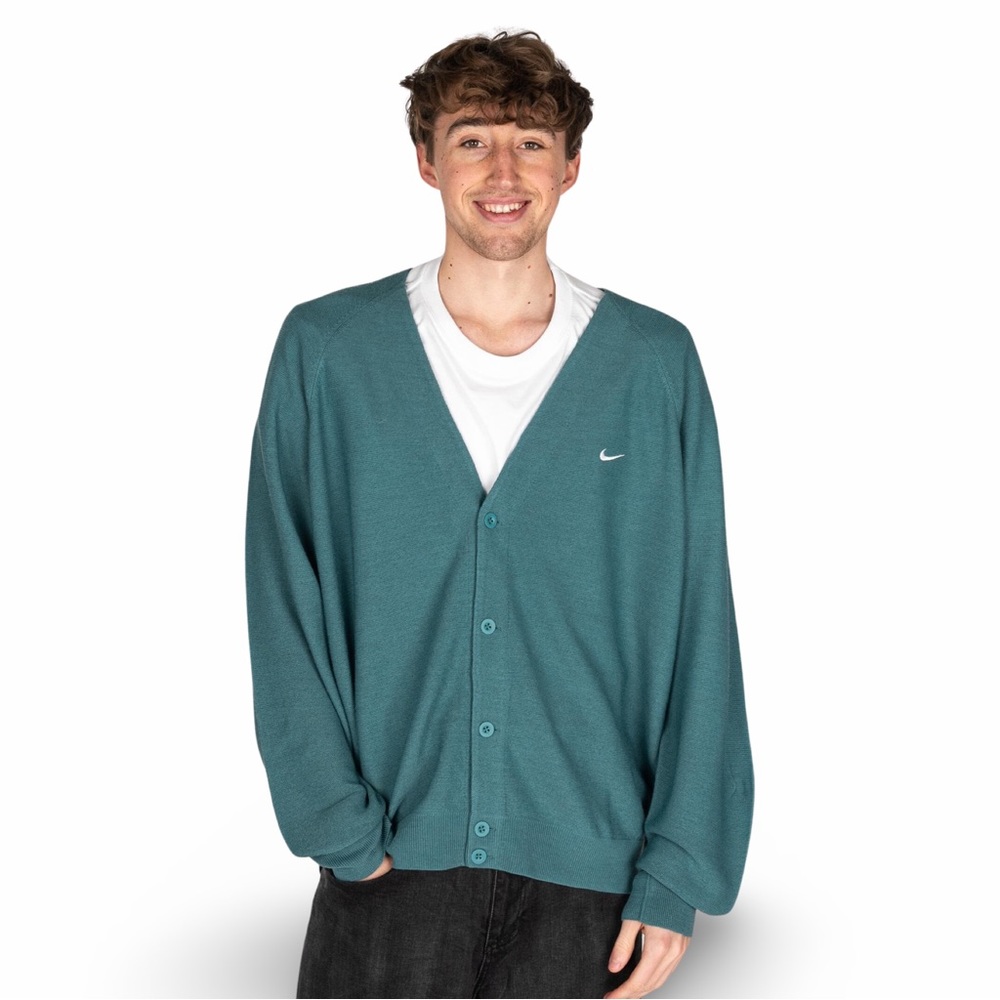 Nike SB Wool Cardigan Teal Green DQ6306-379